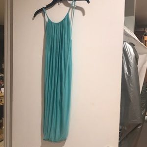 Turquoise dress Versace